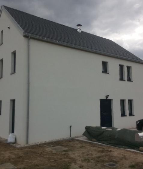 DES construction d'une maison NZEB à Piétrain